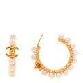 Pearl CC More Is More Small Hoop Earrings Gold