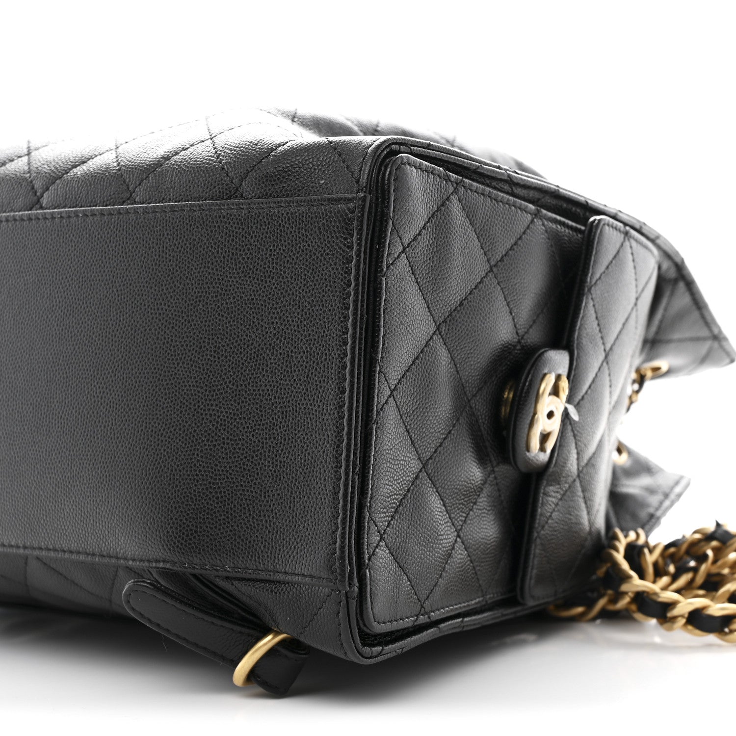 Chanel Caviar Quilted Large Chanel 25 Backpack Black