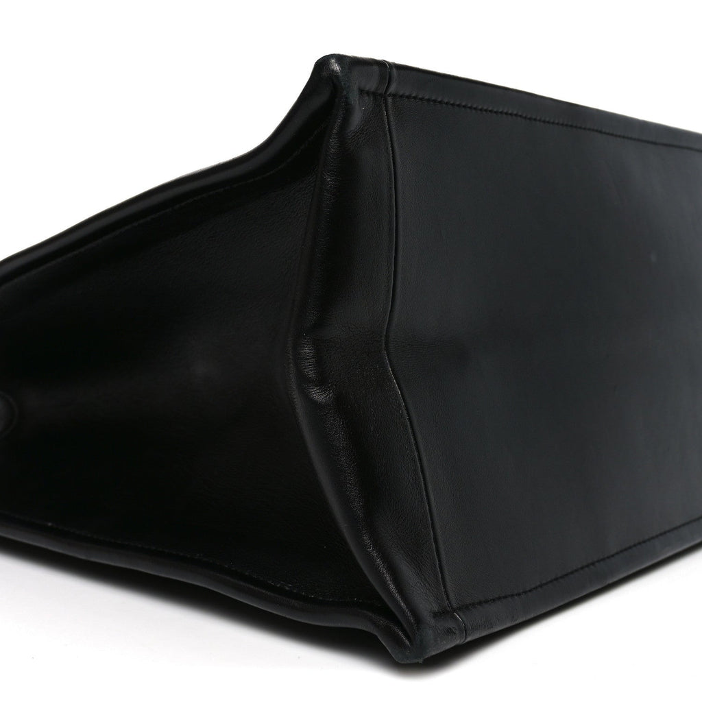 Christian Dior Calfskin Archicannage Large Essential Tote Black