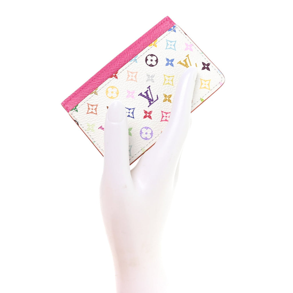 Louis Vuitton LV X TM Monogram Multicolor Card Holder Kawaii Pink
