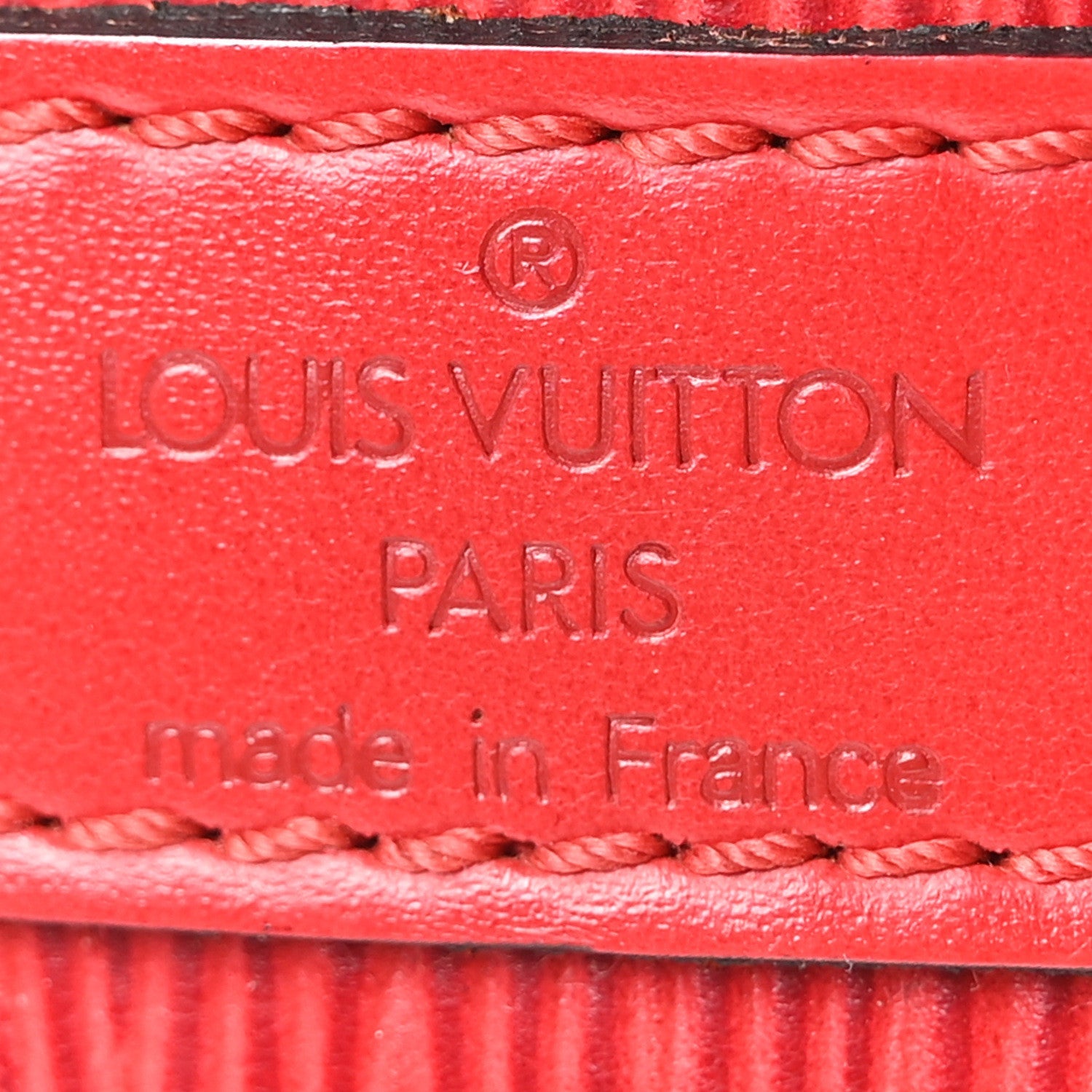 Louis Vuitton Epi Petit Noe Castillan Red