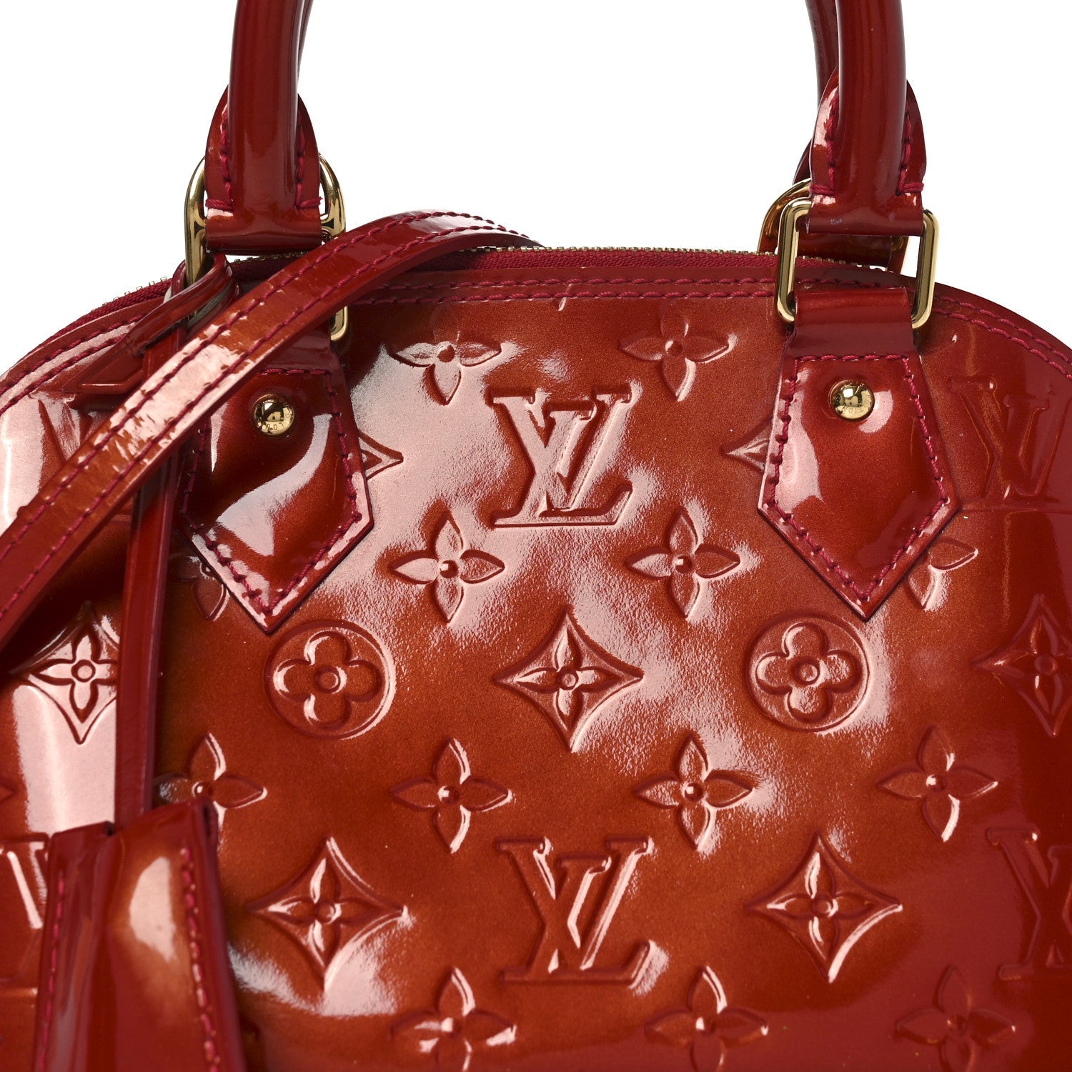 Louis Vuitton Vernis Alma BB Rose Indien
