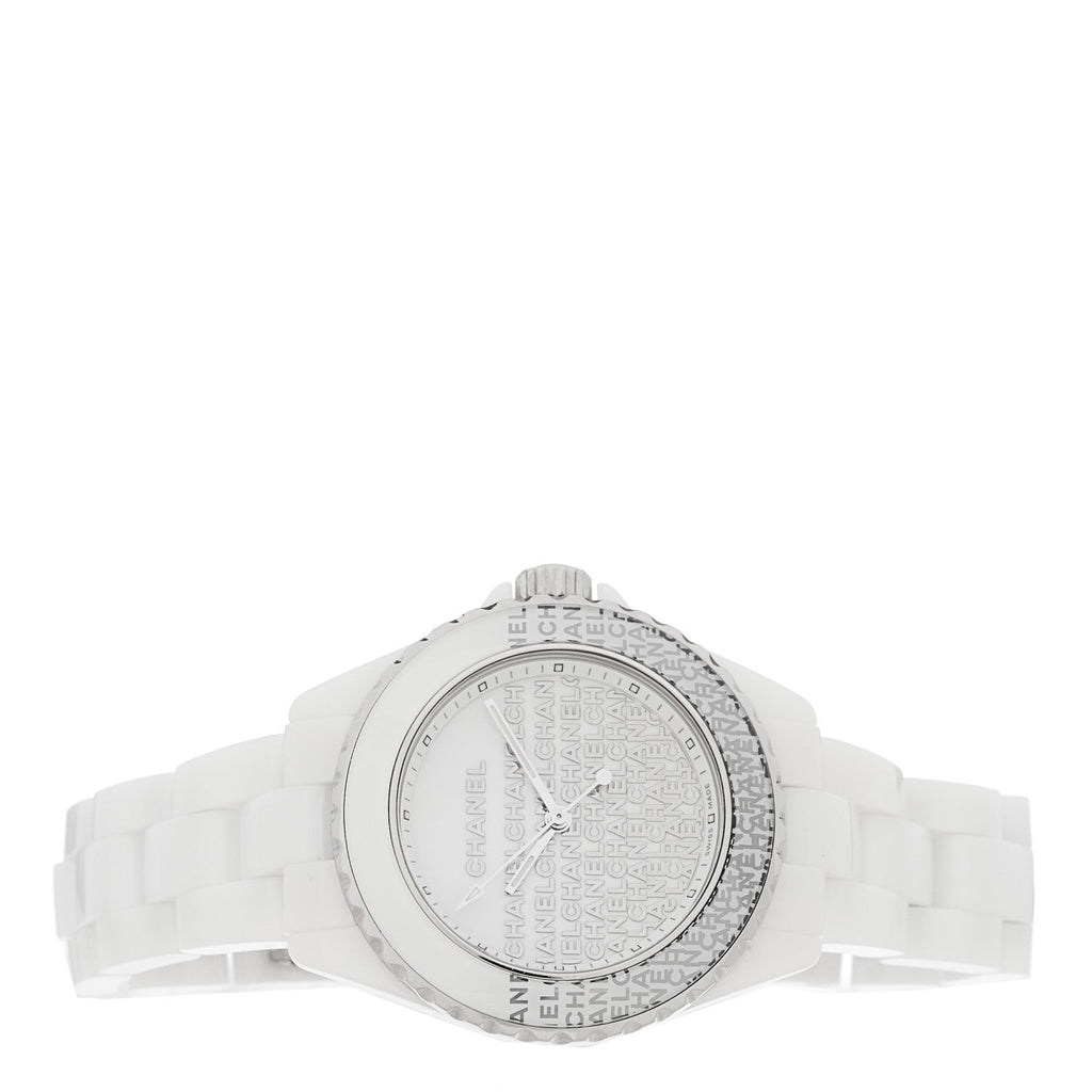 Chanel Stainless Steel Ceramic 33mm J12 Wanted de Chanel Limited Edition Automatic Watch White