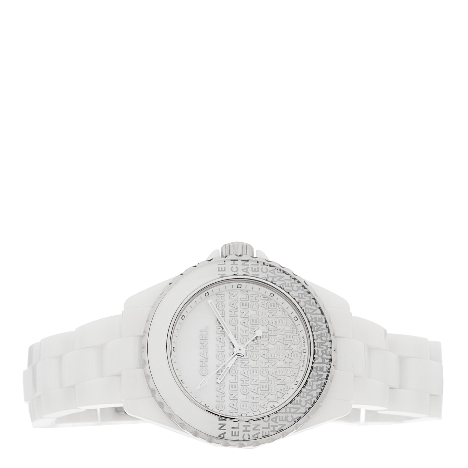 Chanel Stainless Steel Ceramic 33mm J12 Wanted de Chanel Limited Edition Automatic Watch White