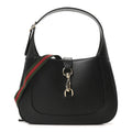 Gucci Calfskin Small Jackie Shoulder Bag Black