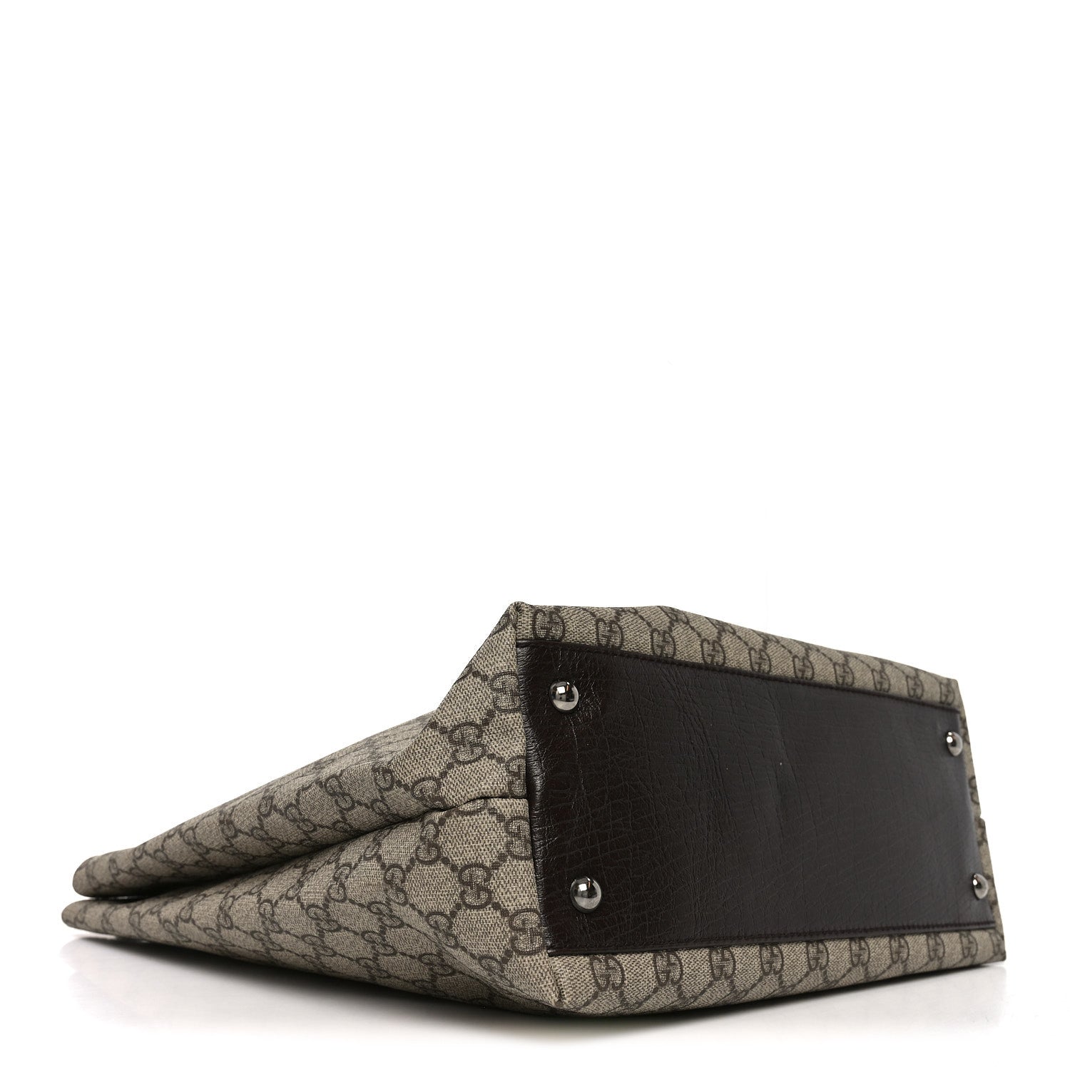 Gucci GG Plus Monogram Small Vertical Tote Dark Brown