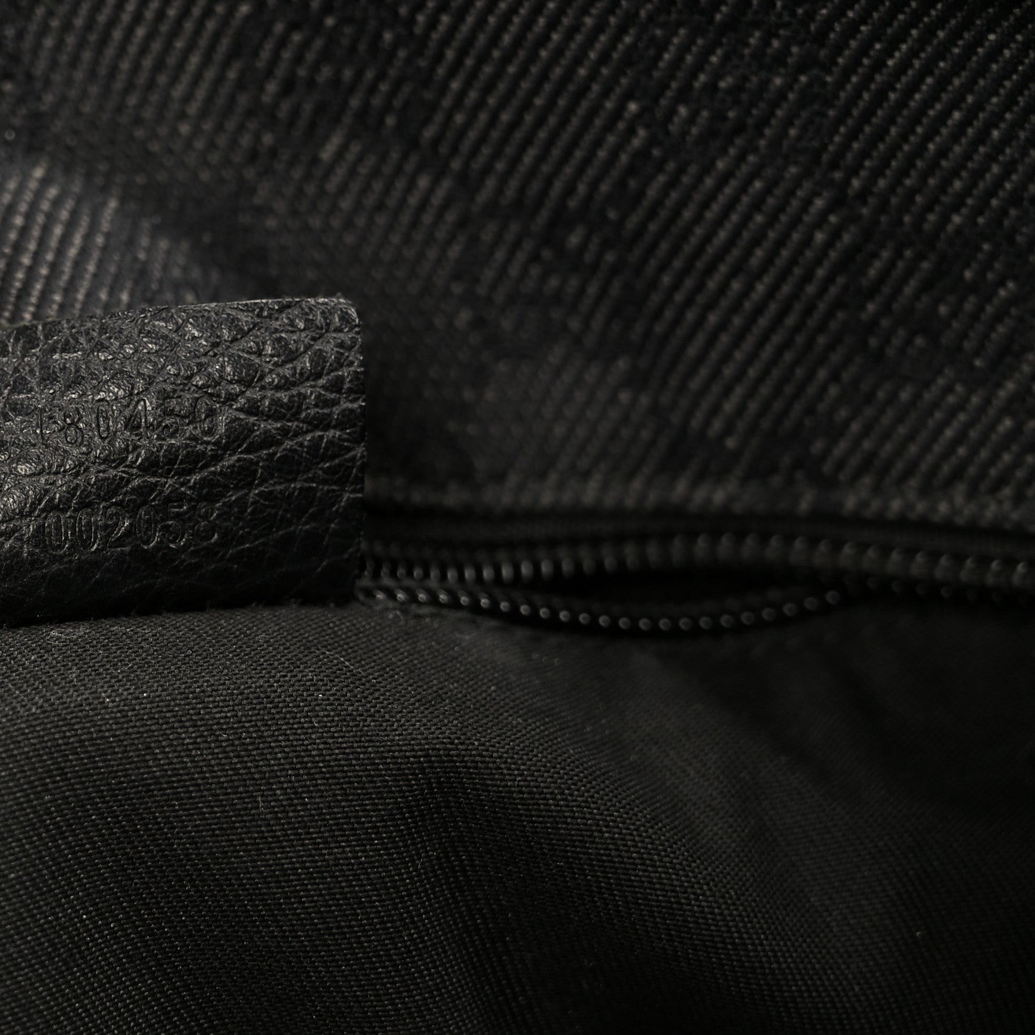 Gucci Denim Monogram Tote Bag Black