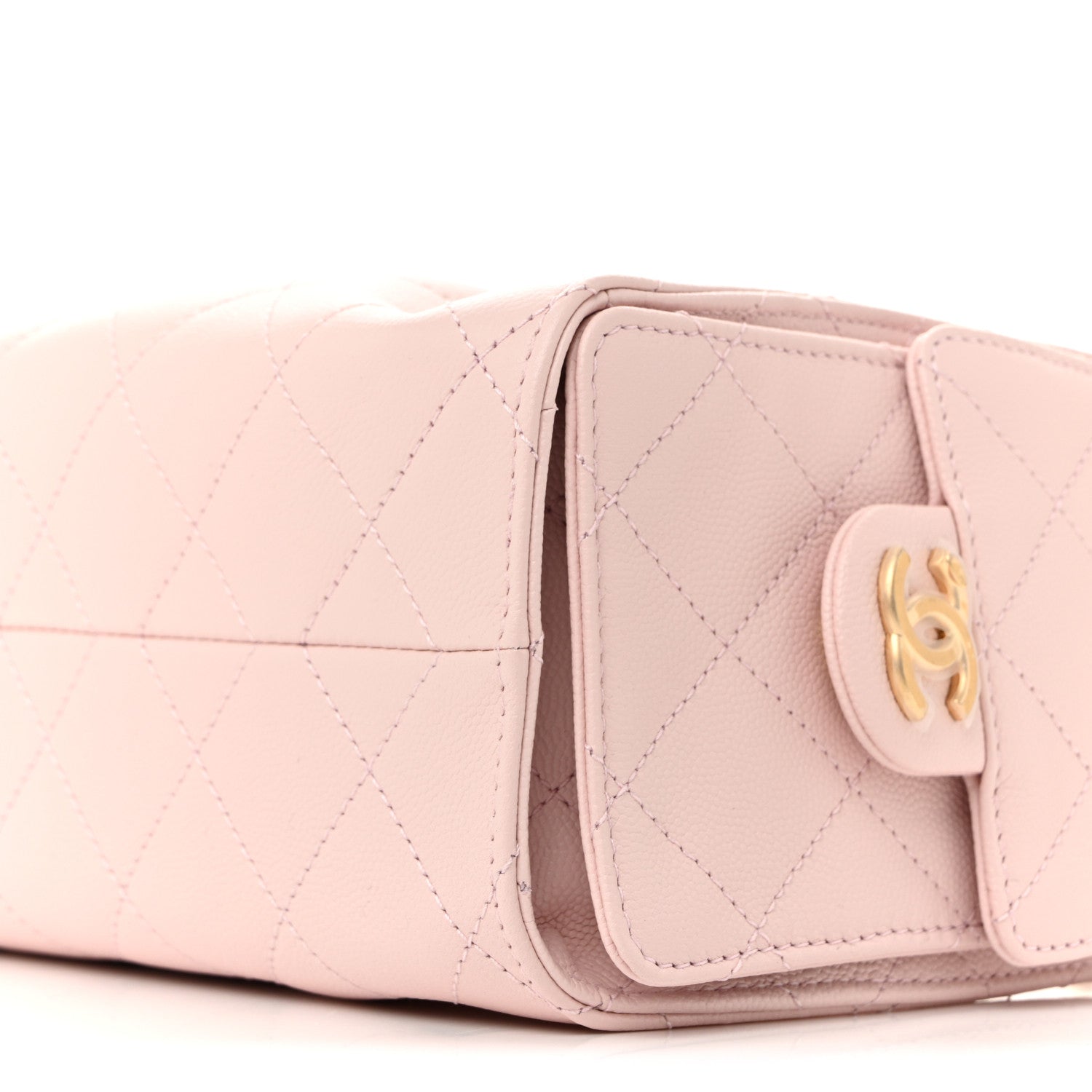 Chanel Caviar Quilted Mini Chanel 25 Handbag Light Pink