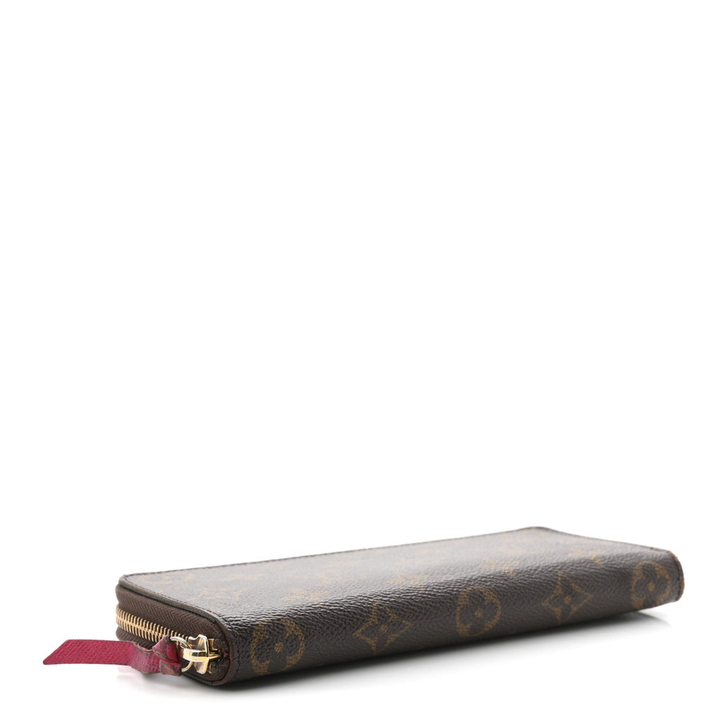 Louis Vuitton Monogram Clemence Wallet Hot Pink