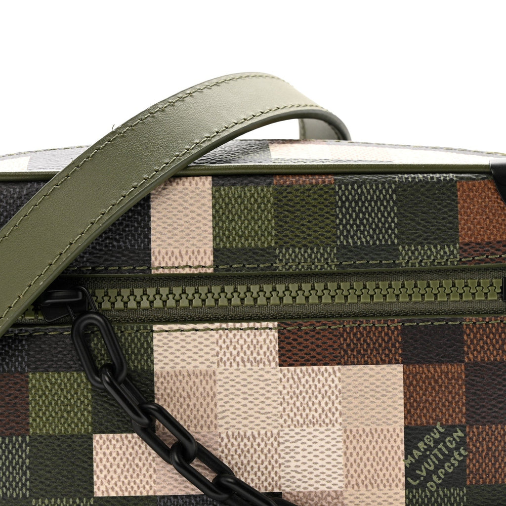 Louis Vuitton Damoflage Mini Soft Trunk Green