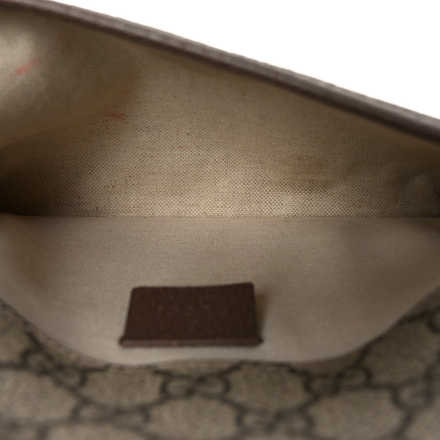 Gucci GG Supreme Monogram Neo Vintage Web Belt Bag Brown
