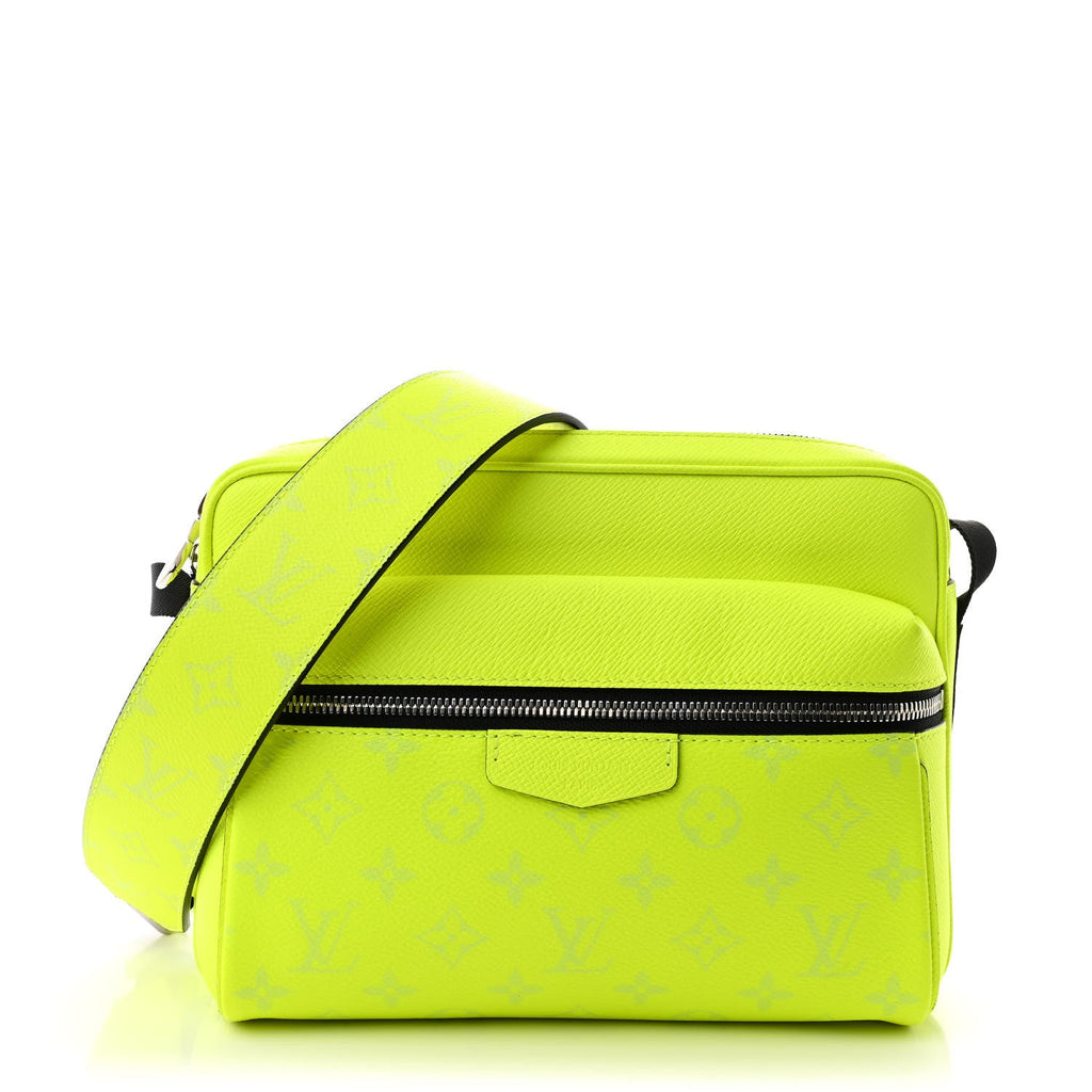 Louis Vuitton Taigarama Outdoor Messenger Neon Yellow