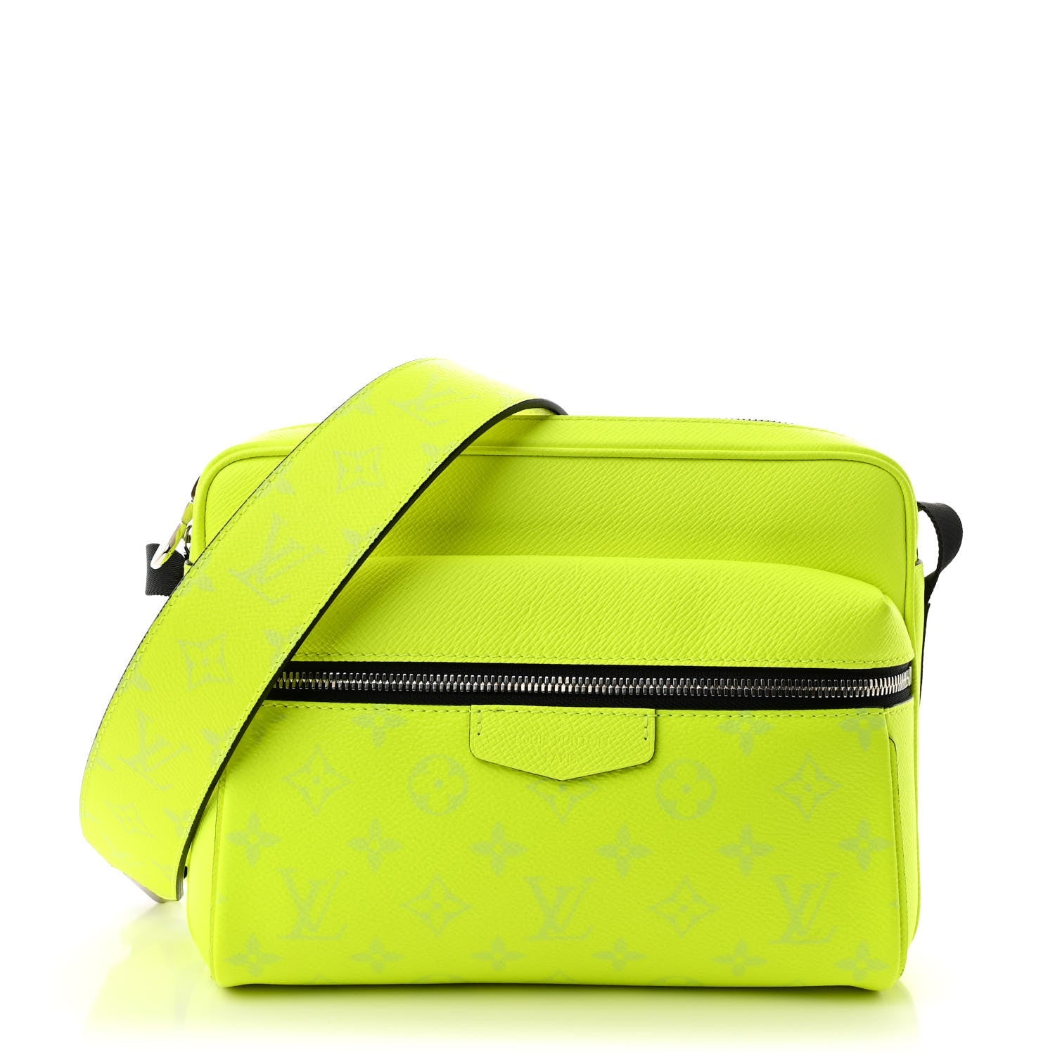 Louis Vuitton Taigarama Outdoor Messenger Neon Yellow