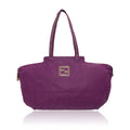 FENDI Suede Gold Zip Detail Shopper