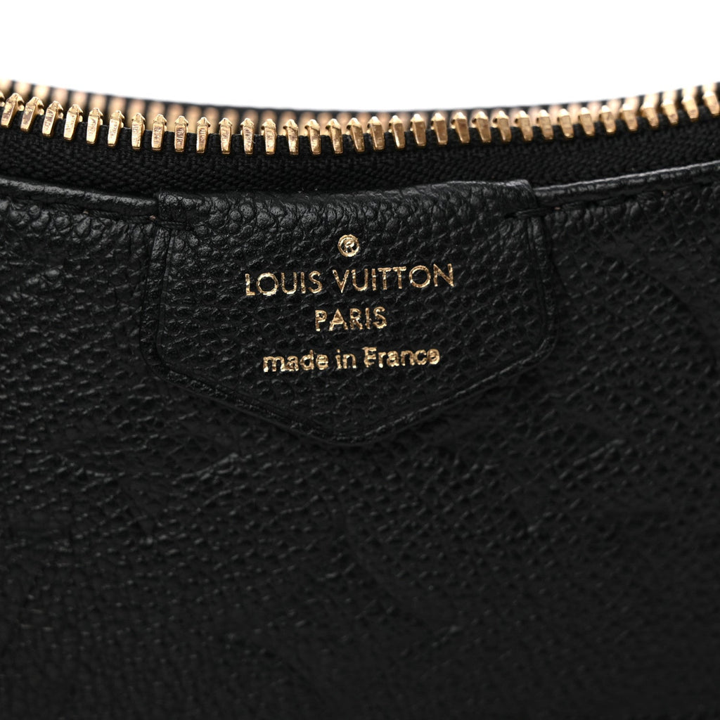 Louis Vuitton Empreinte Easy Pouch On Strap Black