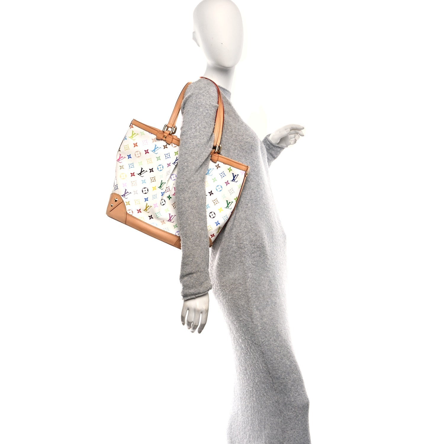Louis Vuitton Monogram Multicolor Sharleen MM White