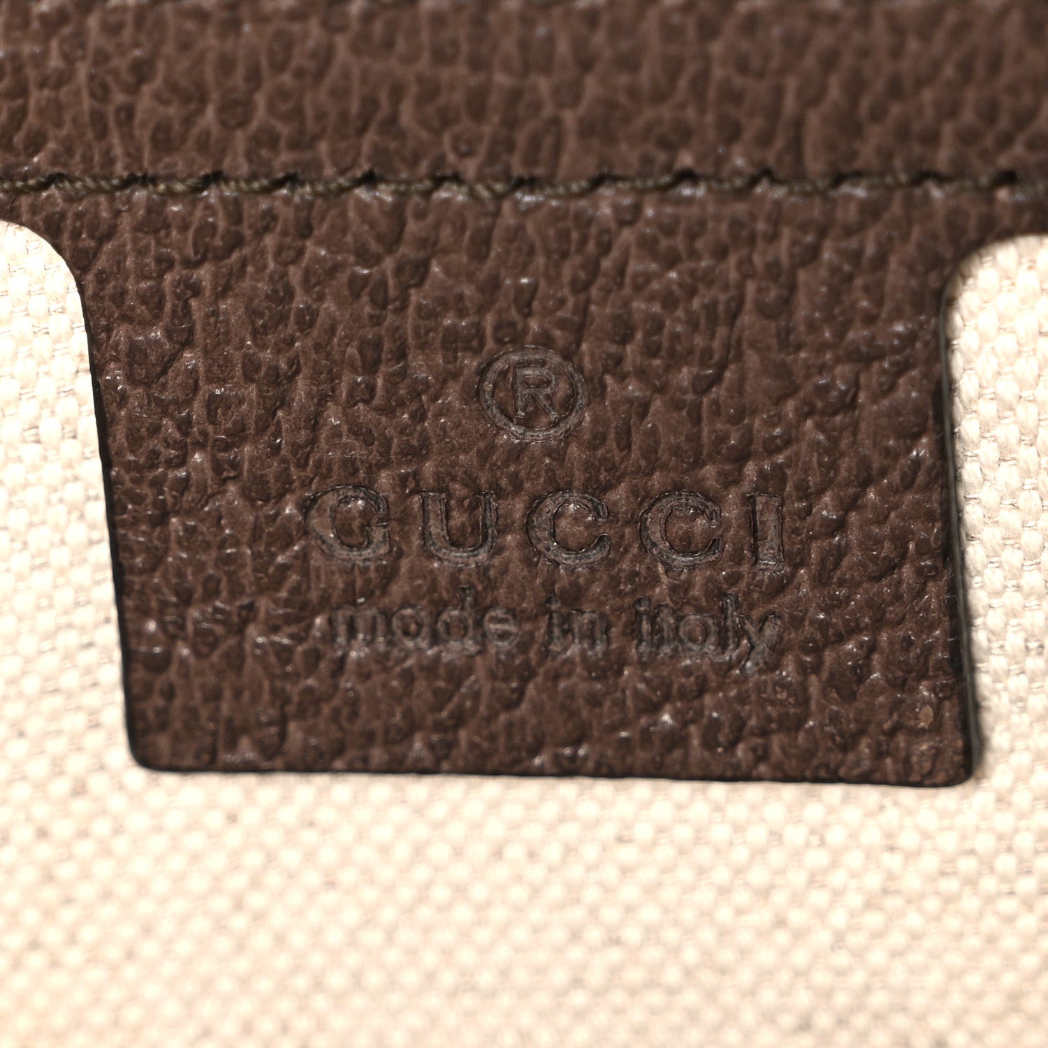 Gucci Soft GG Supreme Monogram Medium Ophidia Belt Bag Dark Brown