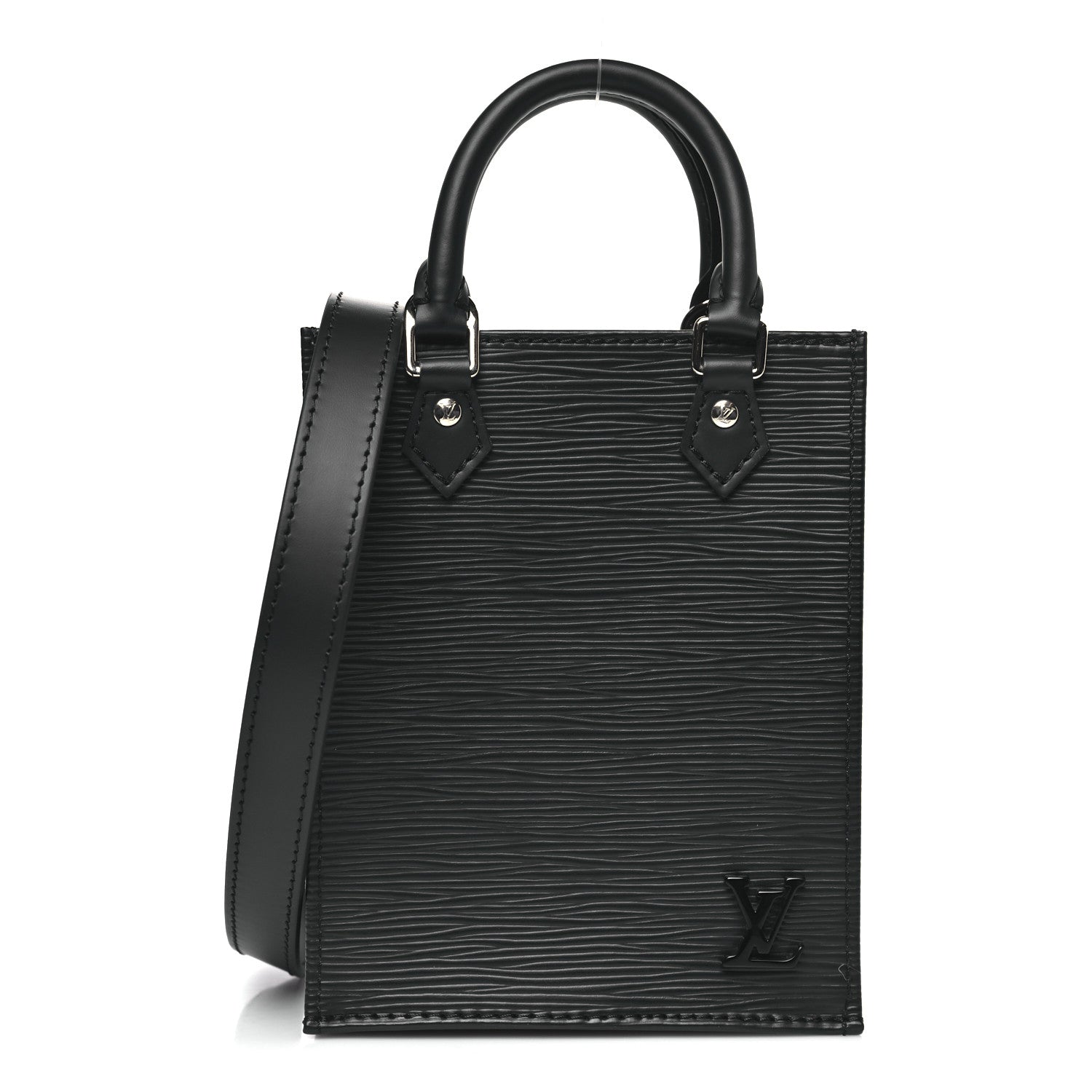 Louis Vuitton Epi Petit Sac Plat Black