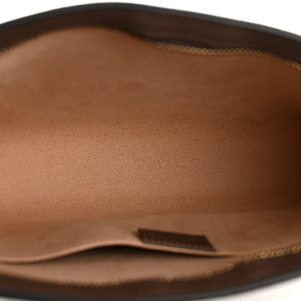 Gucci GG Supreme Monogram Web Ophidia Pouch Brown