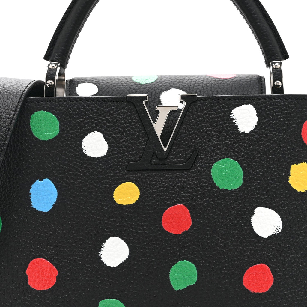 Louis Vuitton LV X YK Taurillon Capucine MM Black