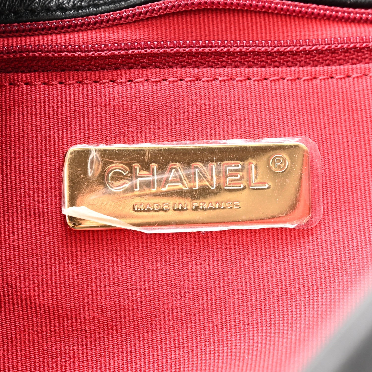 Chanel Lambskin Quilted Large Chanel 19 Flap Black
