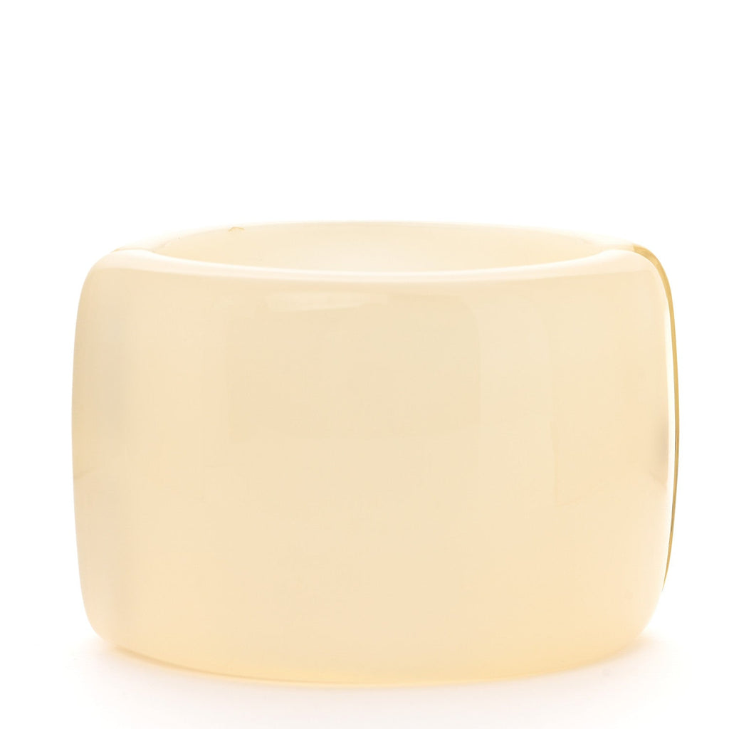 Resin Crystal CC Cuff White