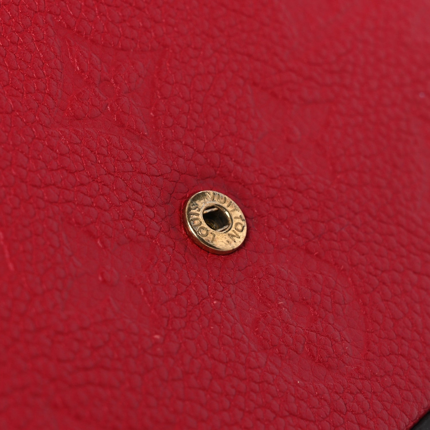Louis Vuitton Empreinte Pochette Felicie Chain Wallet Scarlet