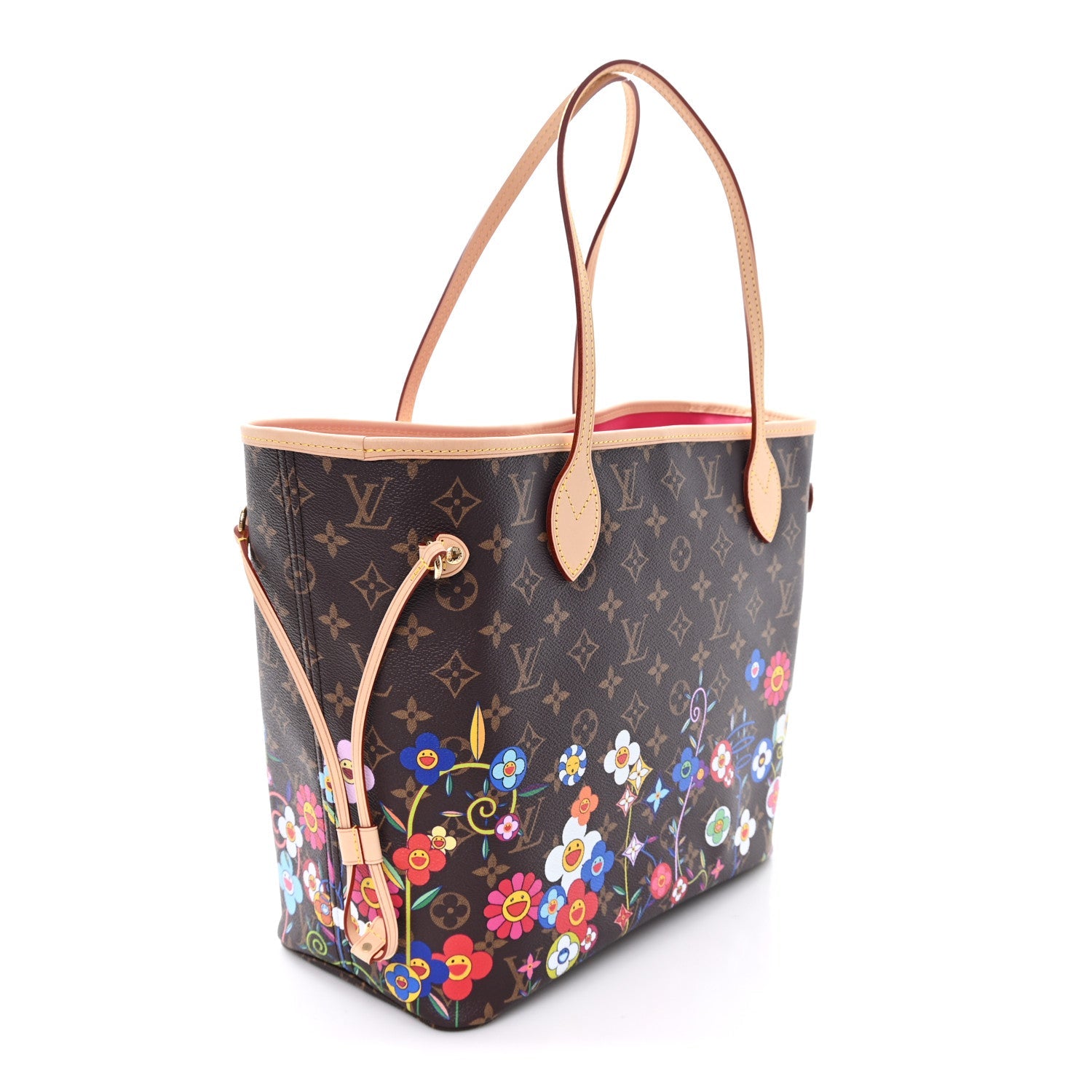 Louis Vuitton LV X TM Monogram Flowers Neverfull MM