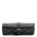 Louis Vuitton Monogram Eclipse 3 Watch Travel Case
