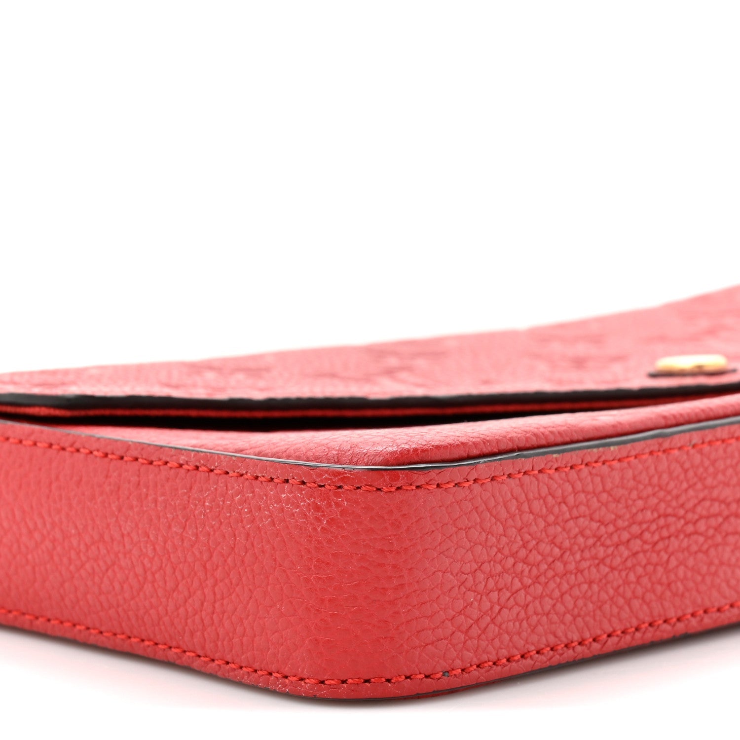 Louis Vuitton Empreinte Pochette Felicie Chain Wallet Scarlet