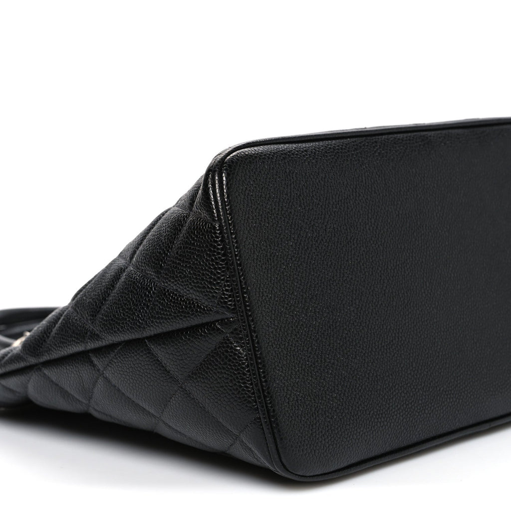 Chanel Caviar Quilted Medallion Tote Black