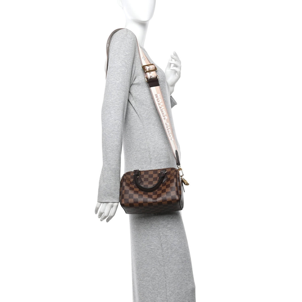 Louis Vuitton Damier Ebene Speedy Bandouliere 20