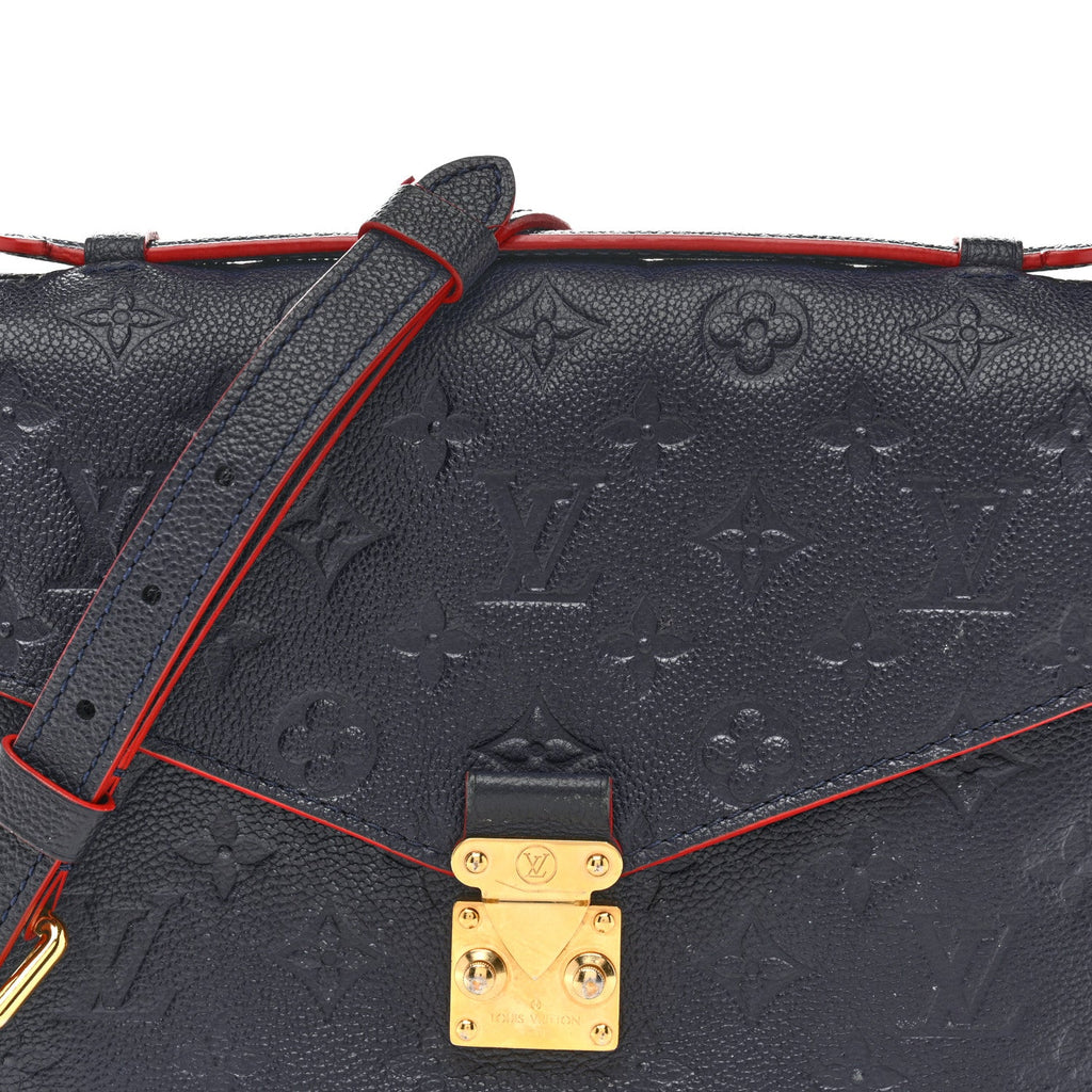 Louis Vuitton Empreinte Pochette Metis Marine Rouge