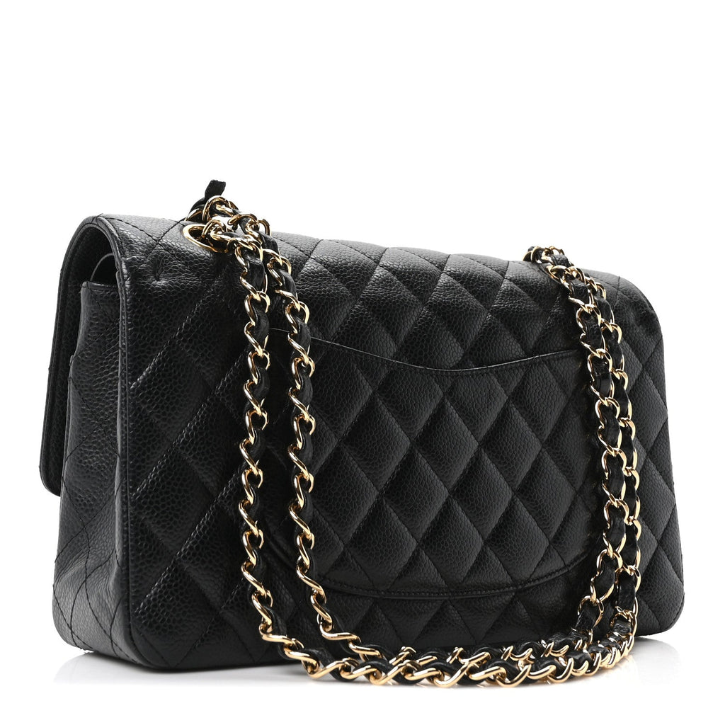 Chanel Caviar Quilted Medium Double Flap Black