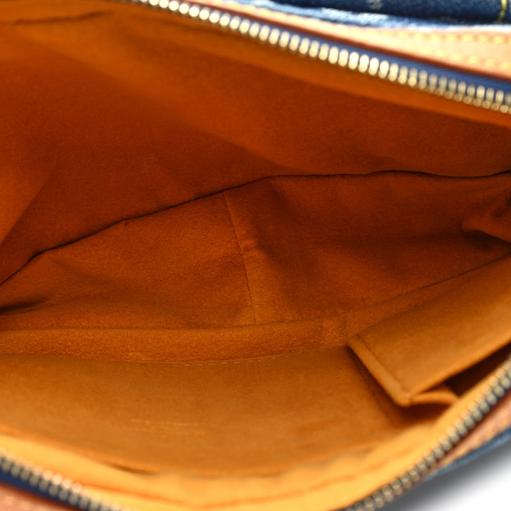 Louis Vuitton Monogram Denim Bum Bag Blue
