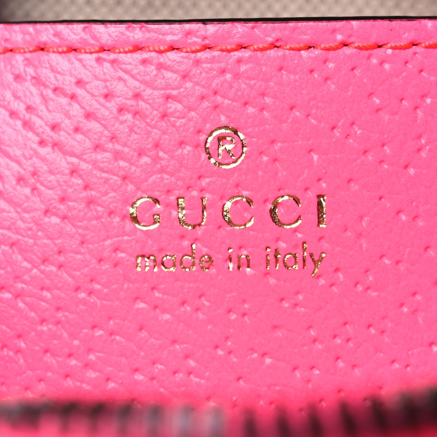 Gucci GG Supreme Monogram Textured Dollar Calfskin Web Ophidia Small Crossbody Bag Beige Ebony Fuchsia
