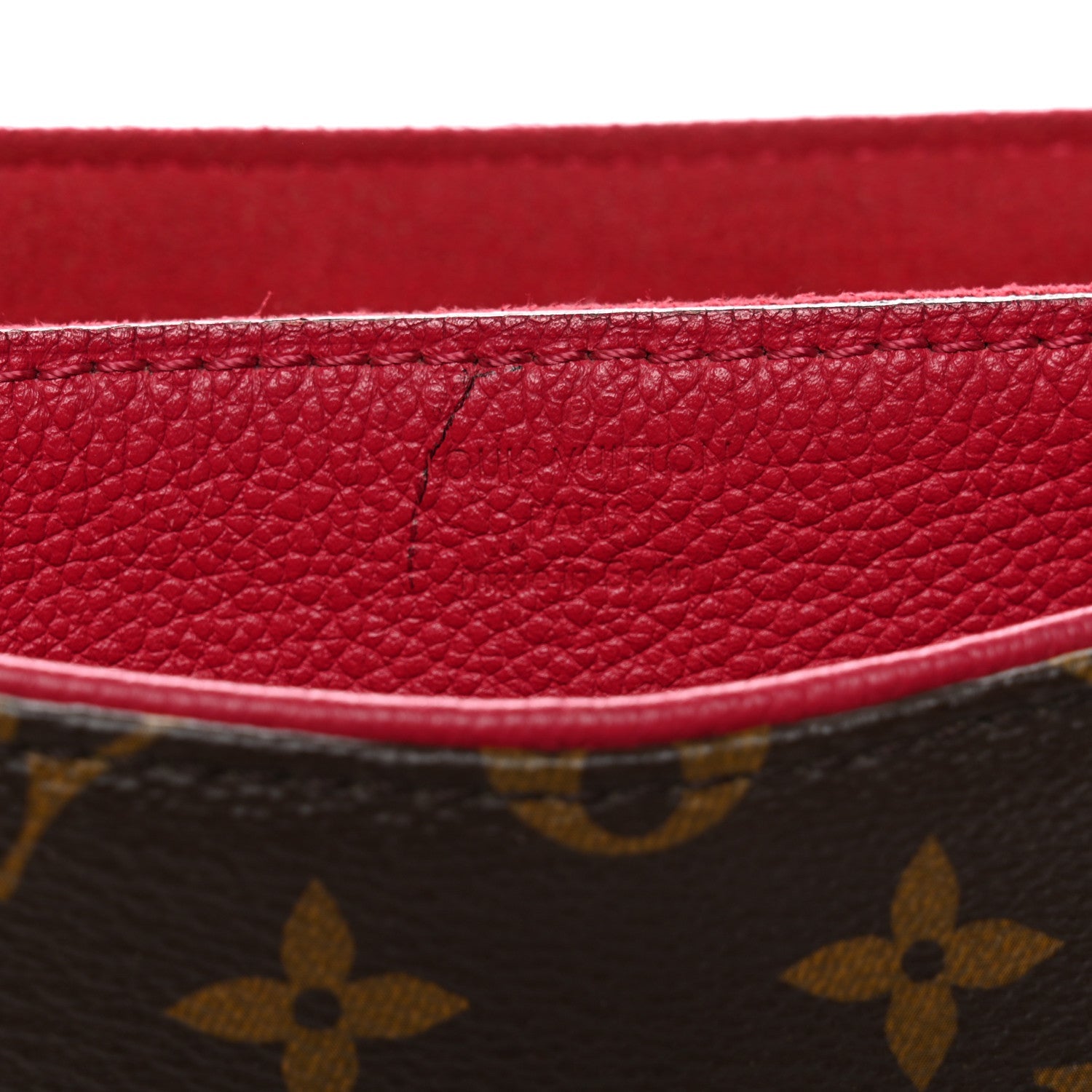 Louis Vuitton Monogram Pallas Chain Poppy