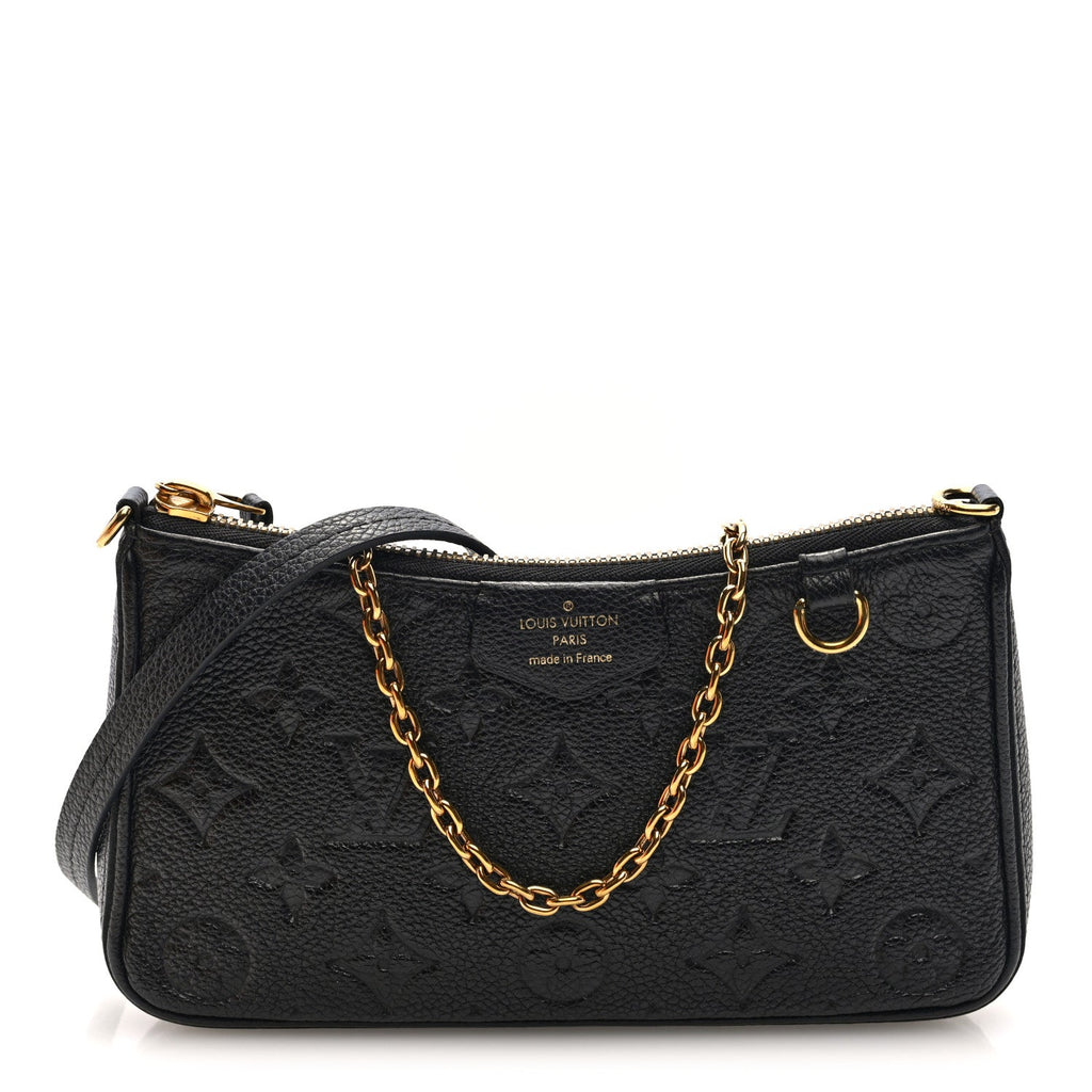 Louis Vuitton Empreinte Easy Pouch On Strap Black