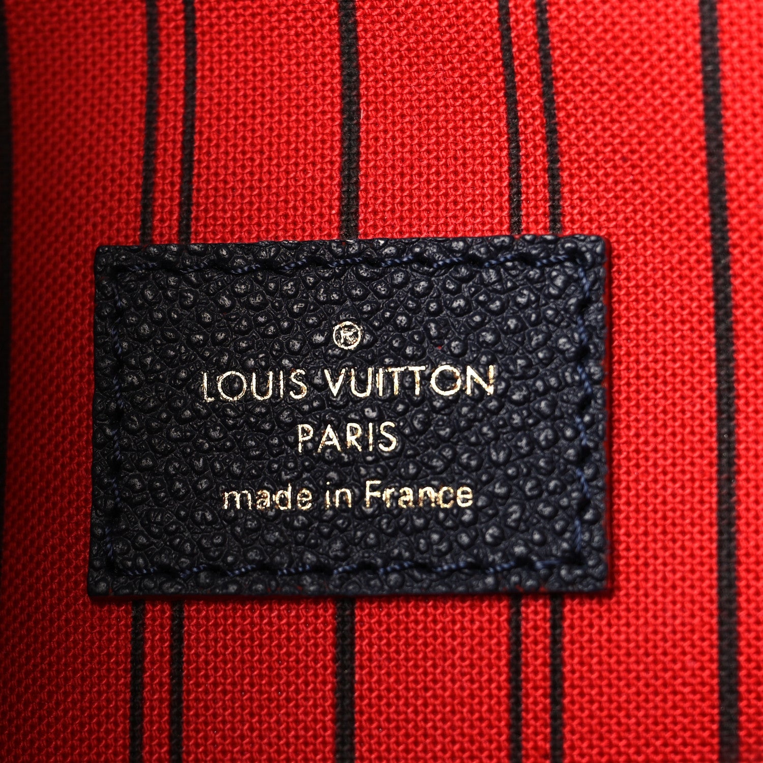 Louis Vuitton Empreinte Pochette Metis Marine Rouge
