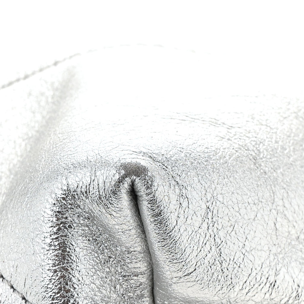 Chanel Metallic Calfskin Quilted Chanel 22 Silver