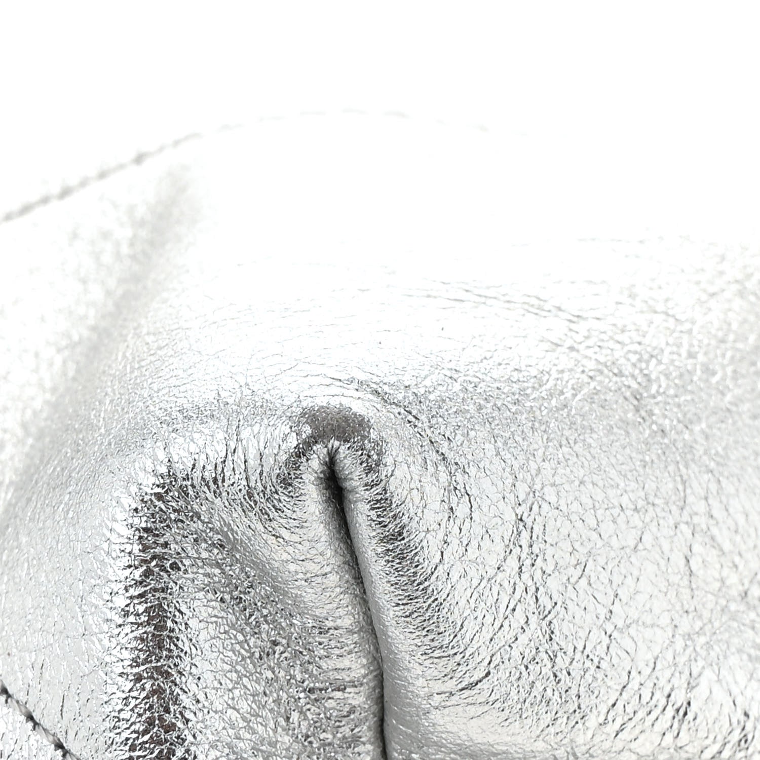 Chanel Metallic Calfskin Quilted Chanel 22 Silver