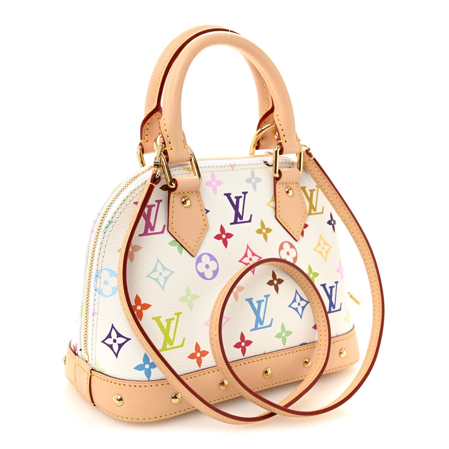 Louis Vuitton LV x TM Monogram Multicolor Alma BB White