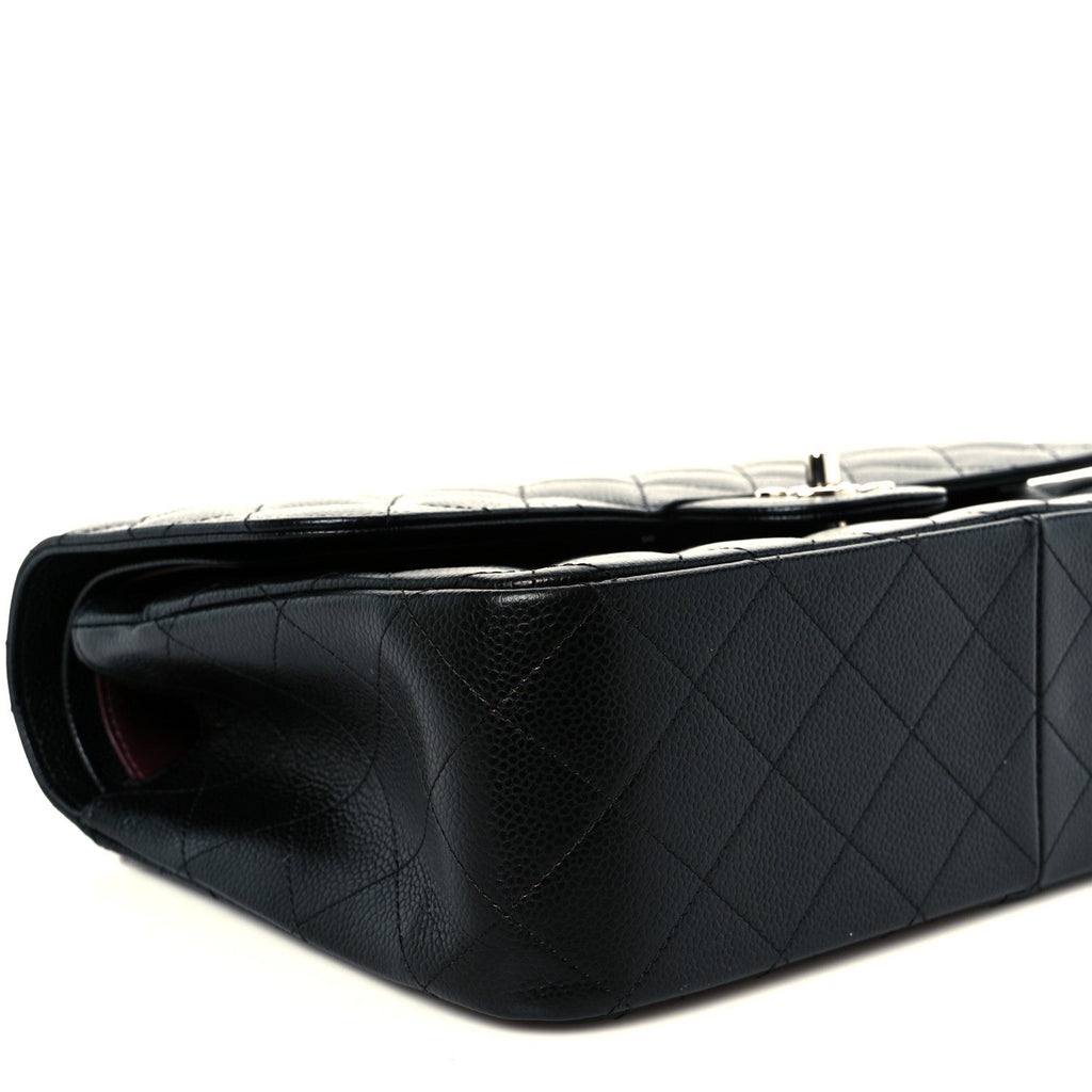 Chanel Caviar Quilted Jumbo Double Flap Black