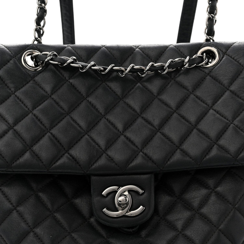 Chanel Calfskin Quilted Small Urban Spirit Backpack Black