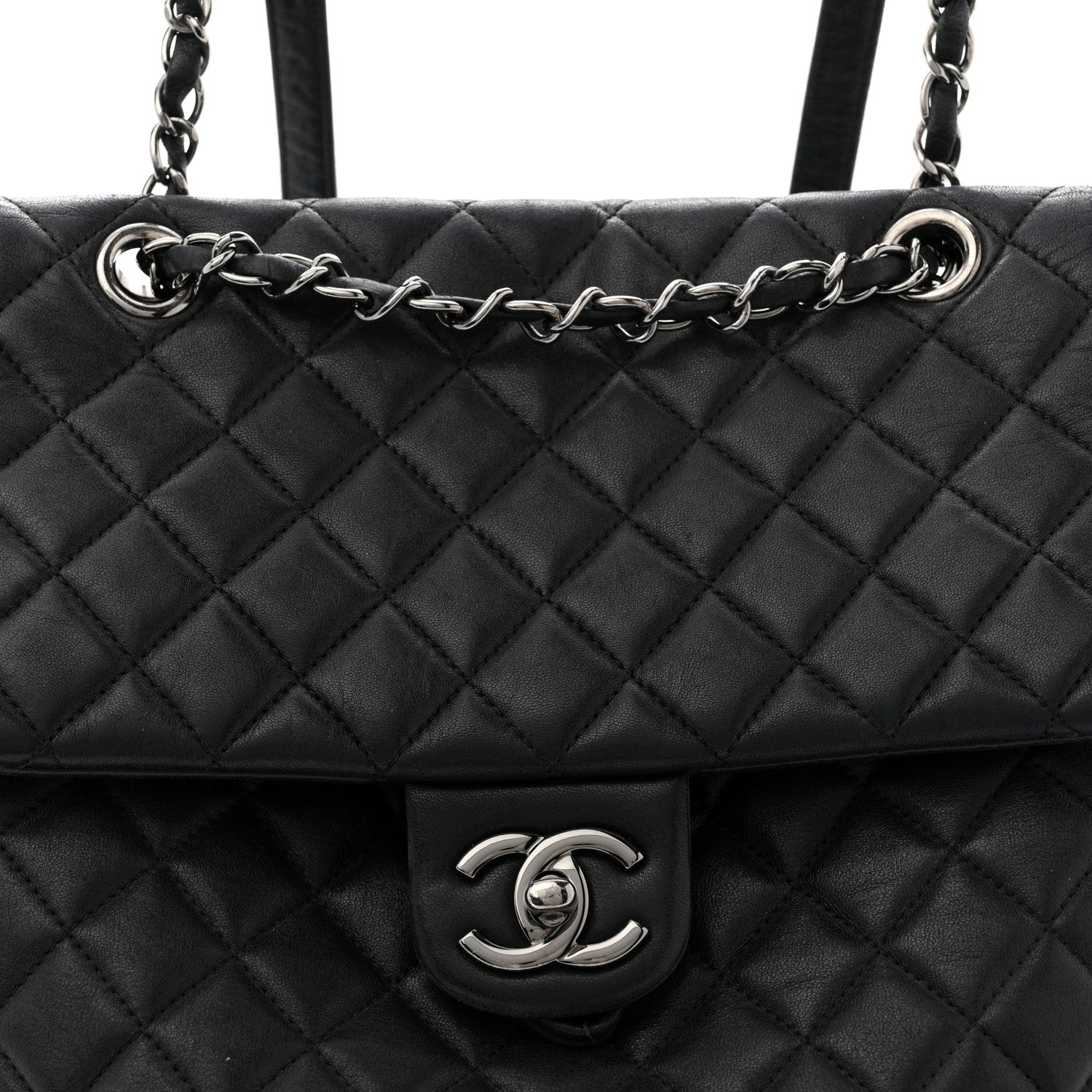 Chanel Calfskin Quilted Small Urban Spirit Backpack Black