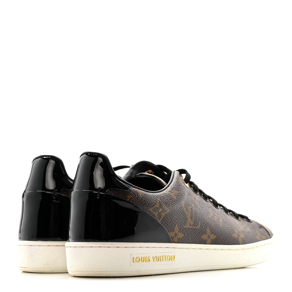 Louis Vuitton Patent Monogram Frontrow Sneakers 39