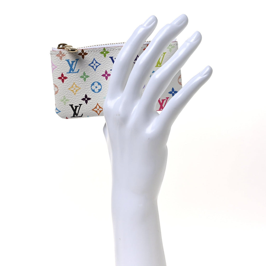 Louis Vuitton LV X TM Monogram Multicolor Key Pouch White