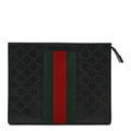 Gucci Guccissima Signature Web New Web Cosmetic Case Black