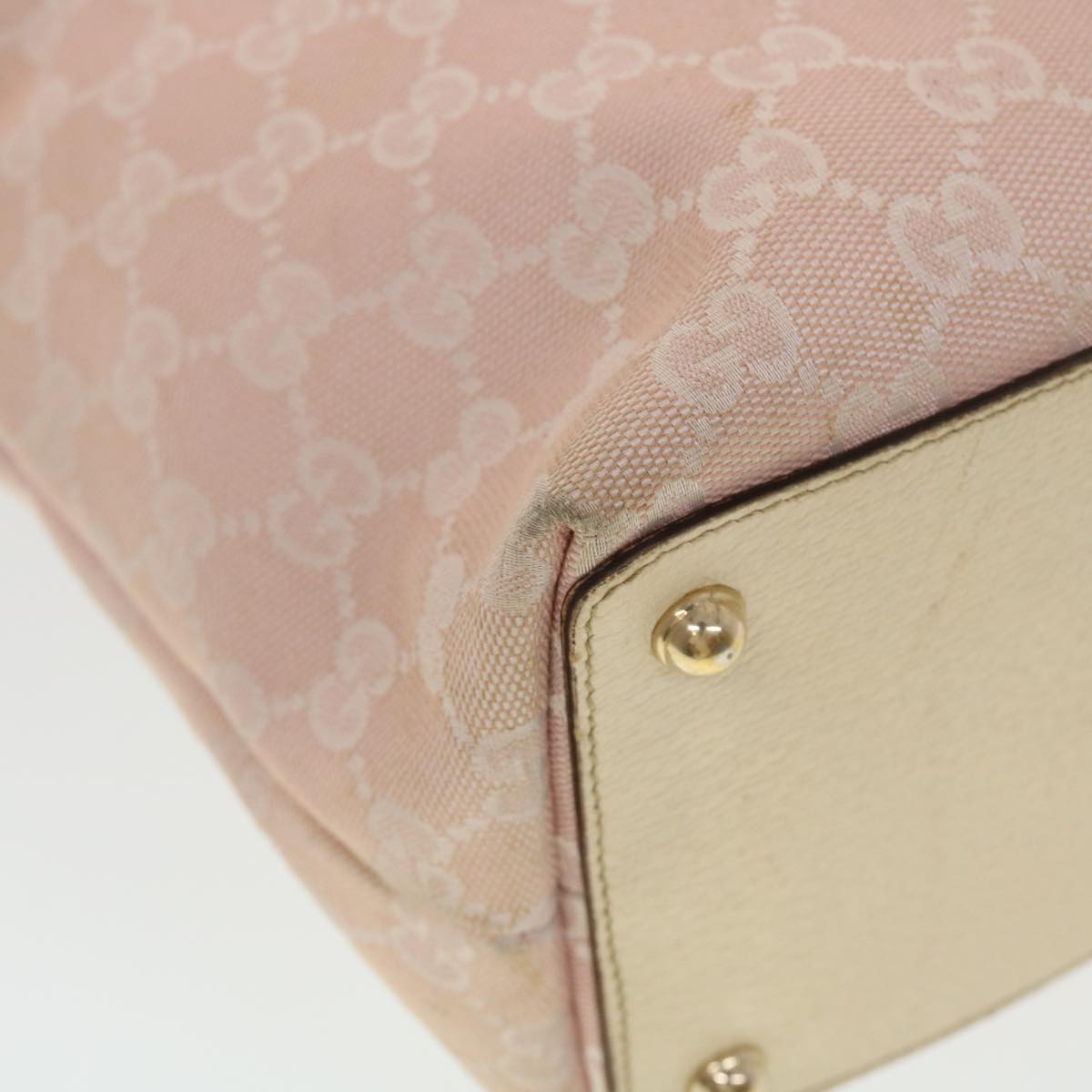 GUCCI GG Canvas Tote Bag Pink 139552  44265