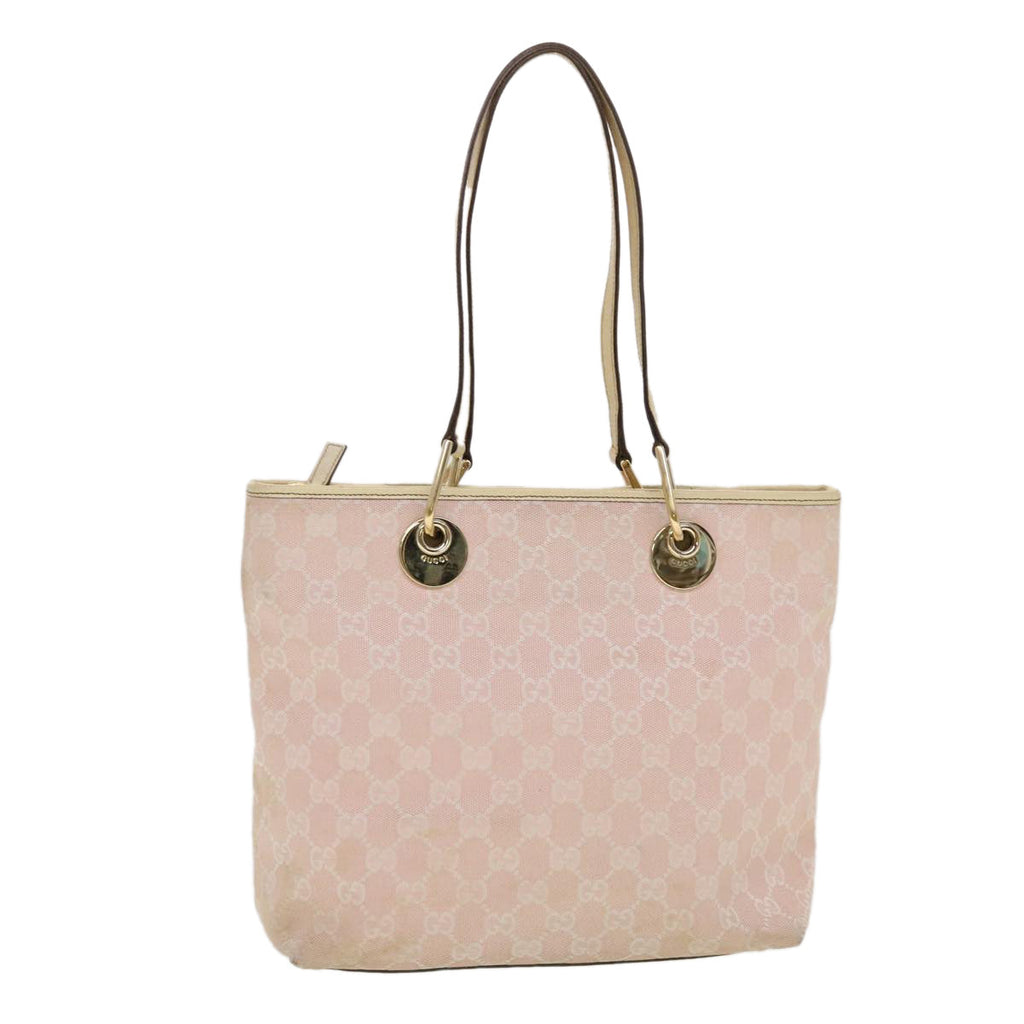 GUCCI GG Canvas Tote Bag Pink 139552  44265